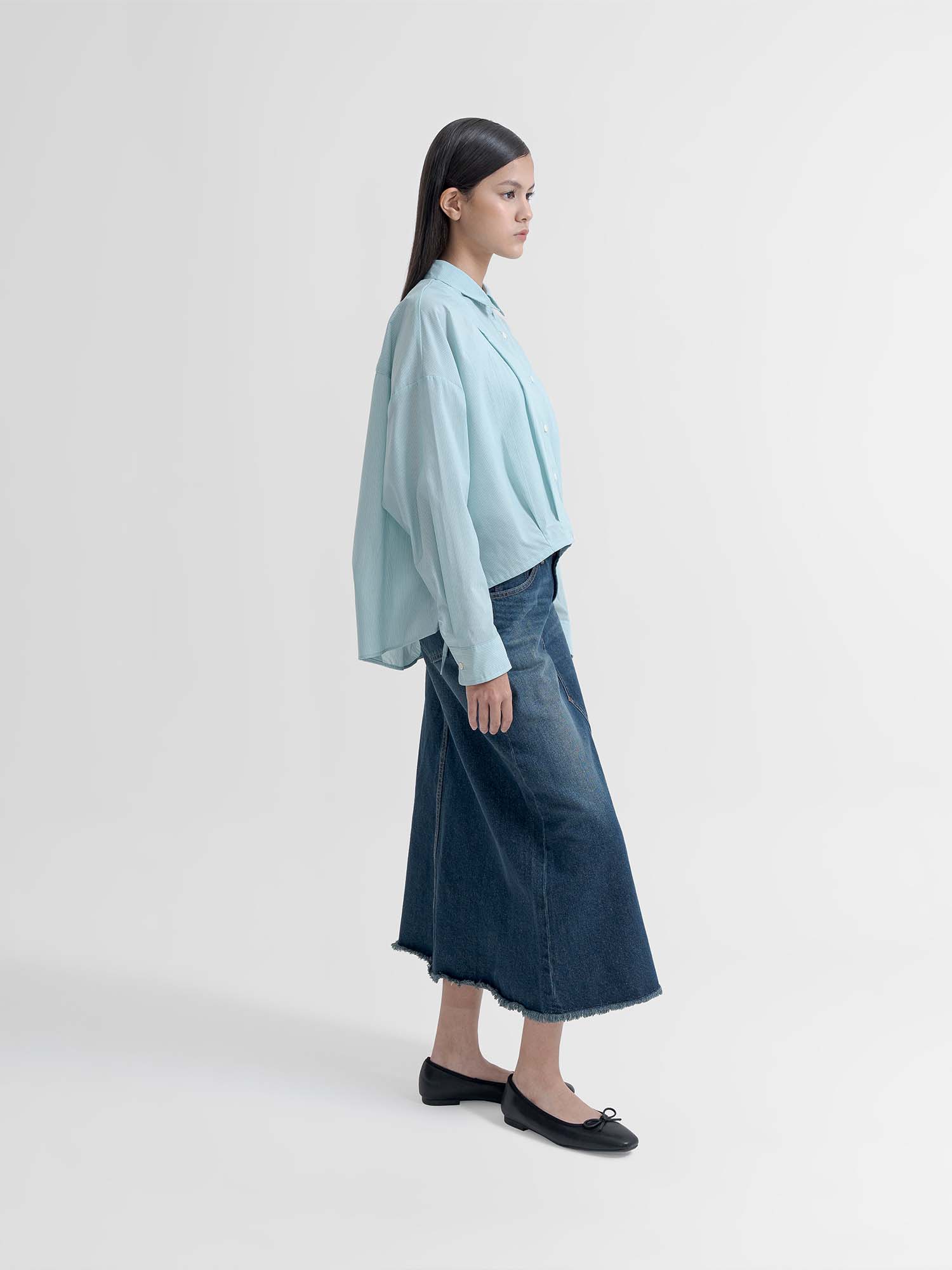 Honami Tuck Drawstring Shirt