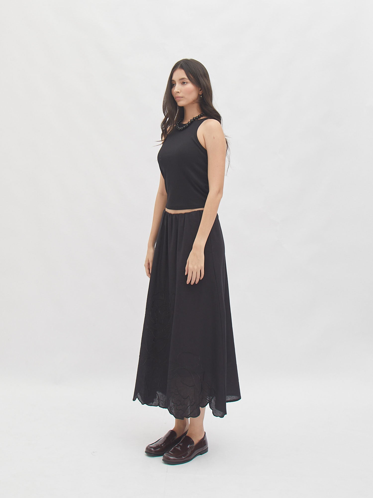 Poppy A Line Maxi Skirt