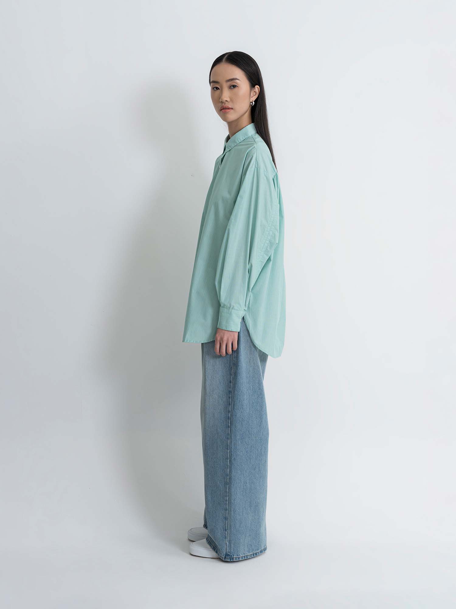 Akune Gathered Ribbon Shirt