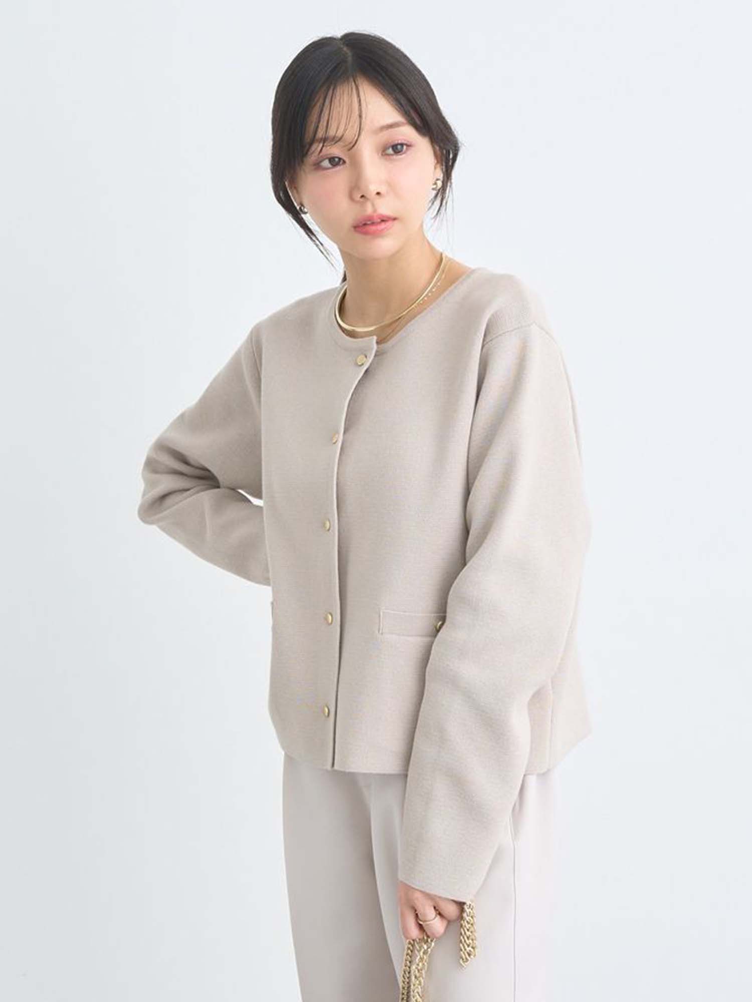 Chihiro Round Neck Cardigan