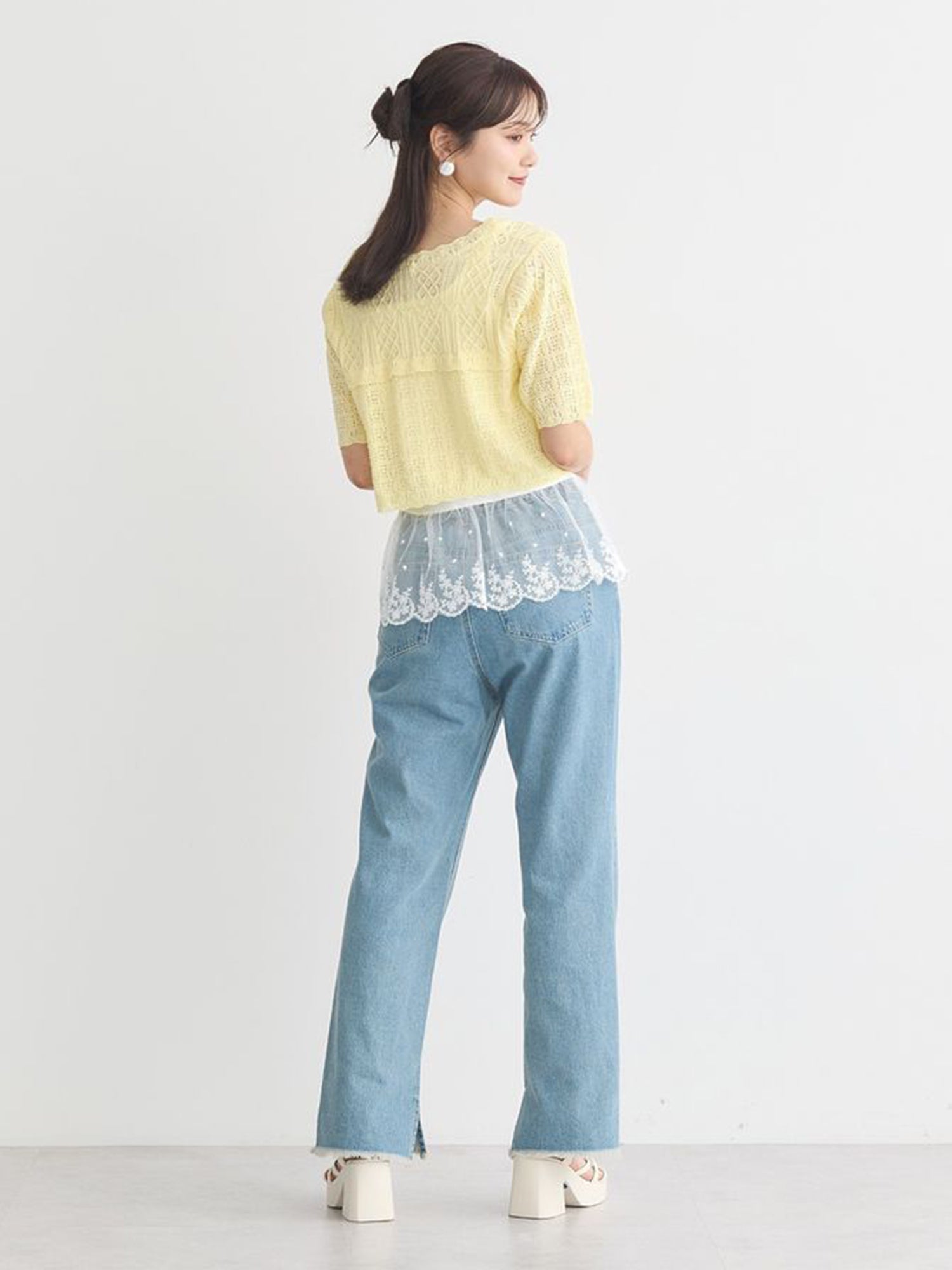 Kawanoe Flare Denim Pants