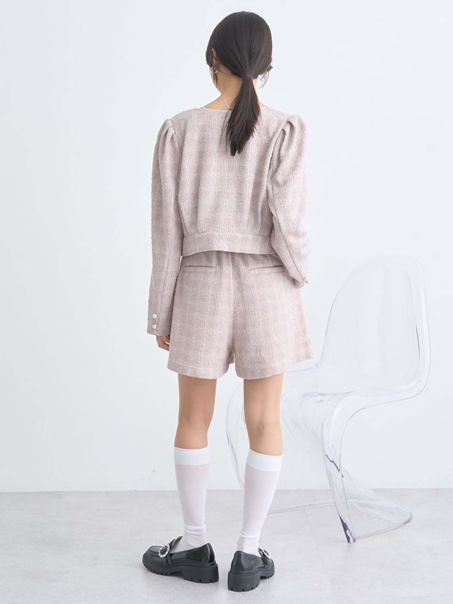 Eimi Cropped Tweed Jacket