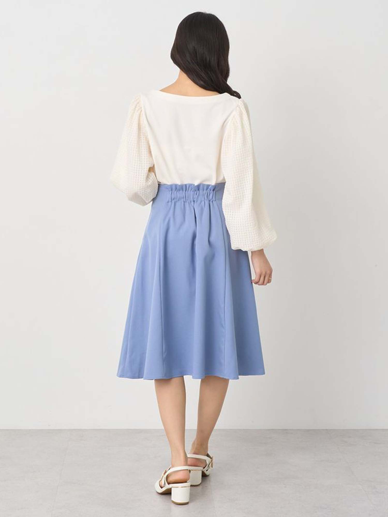 Naze Check Sleeve Blouse