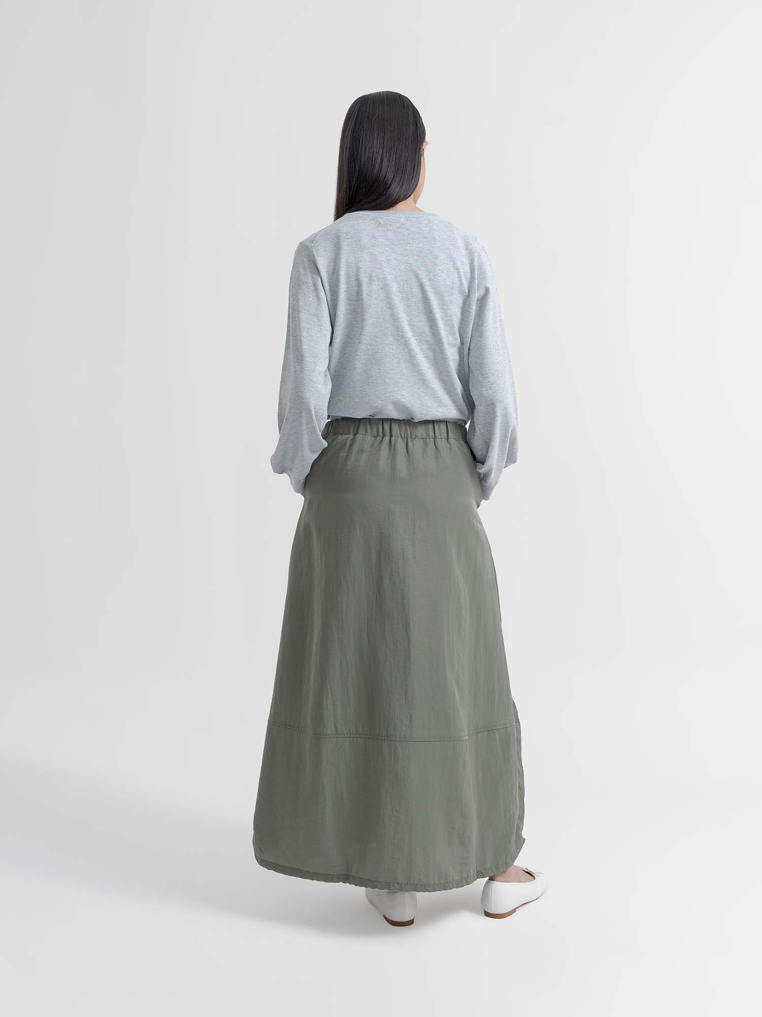 Rumoi Front Zip Cocoon Skirt