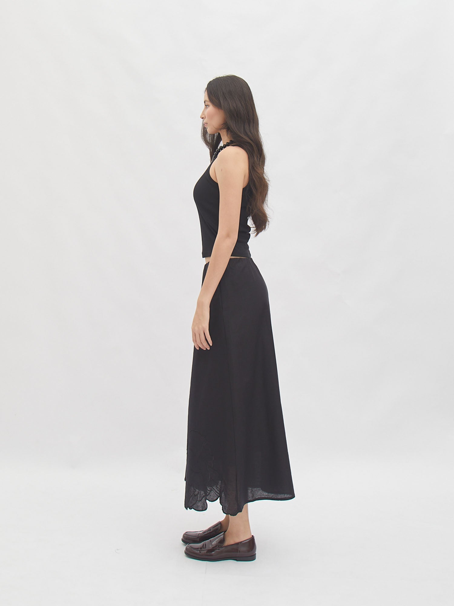 Poppy A Line Maxi Skirt