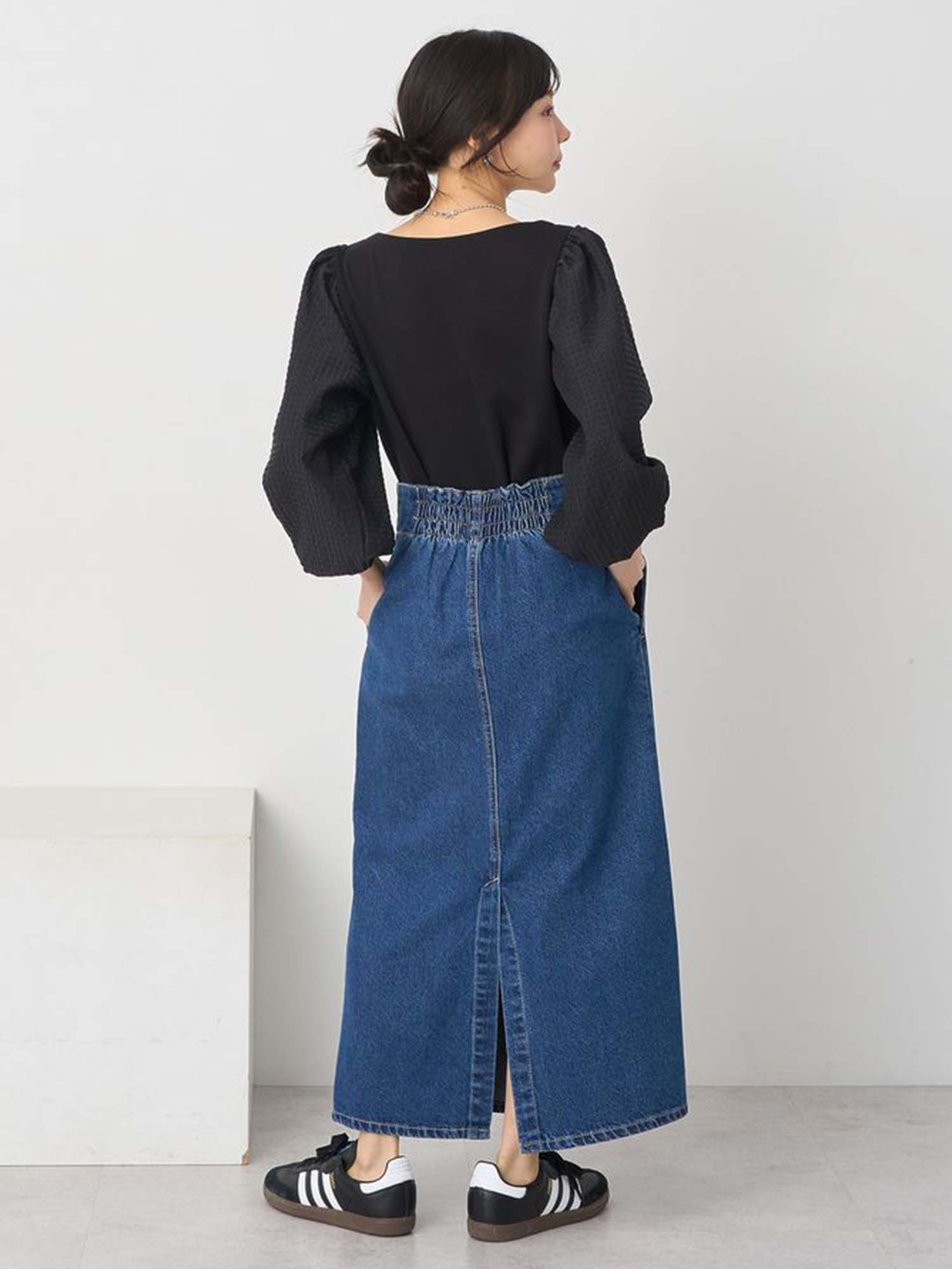 Naze Check Sleeve Blouse