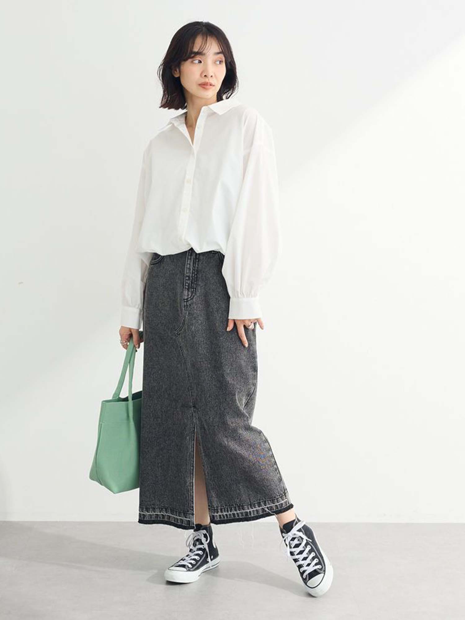 Odawara Denim Long Skirt