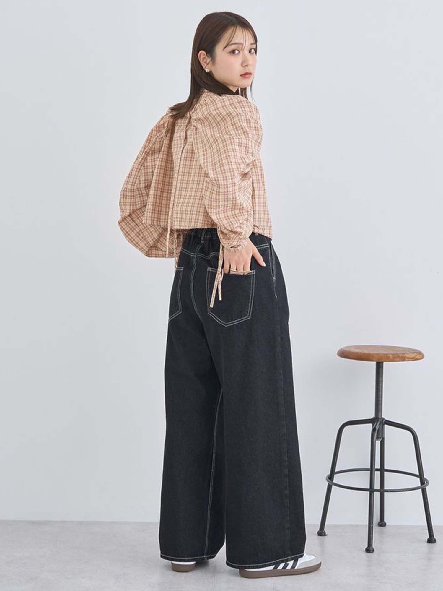 Keiki Tuck Hook Denim Pants