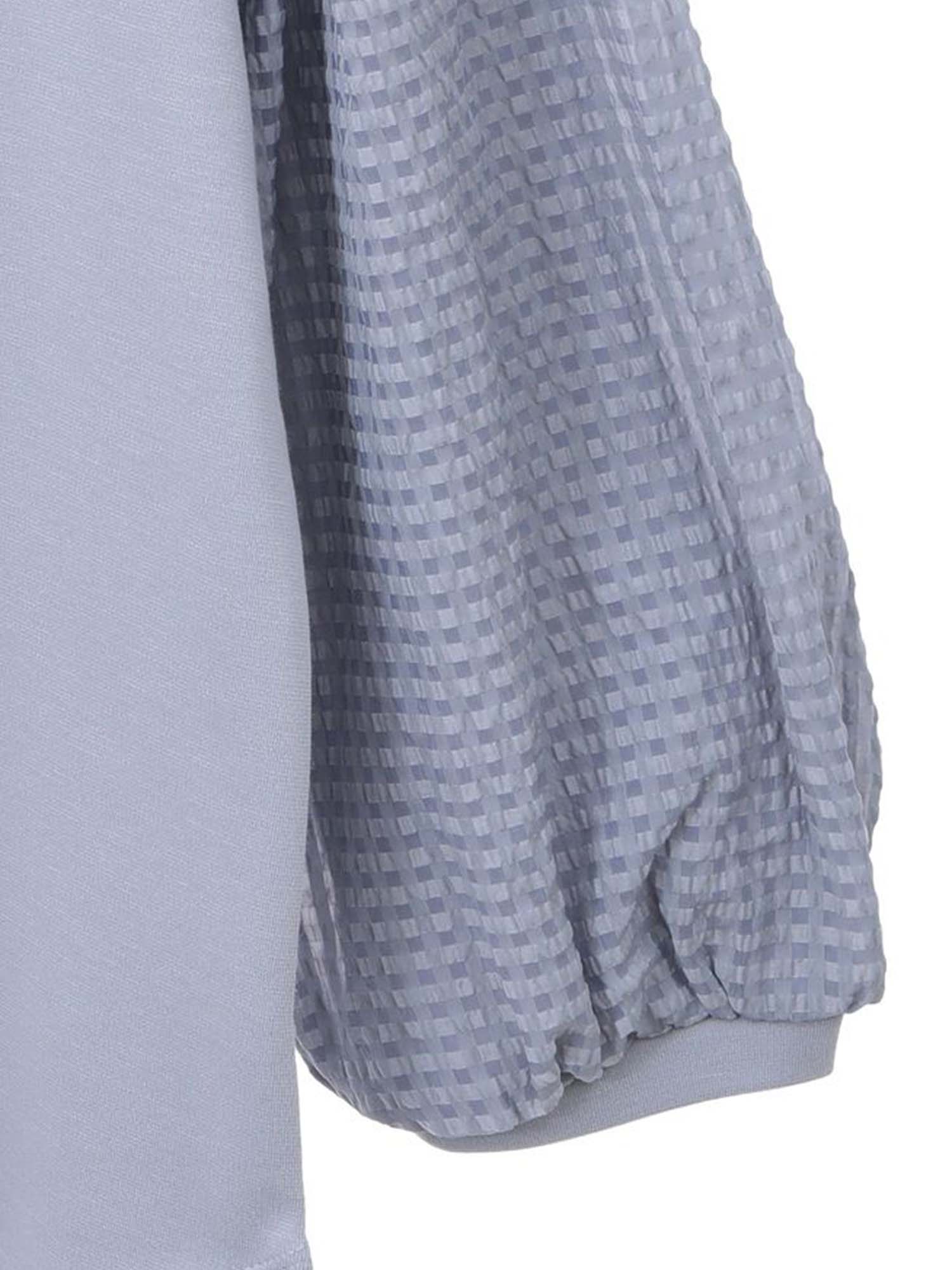 Naze Check Sleeve Blouse