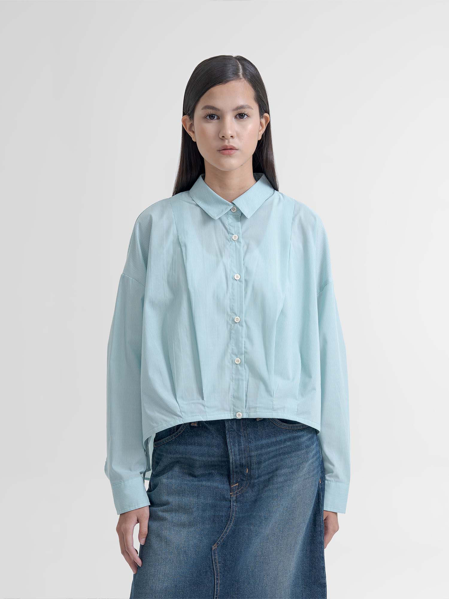 Honami Tuck Drawstring Shirt
