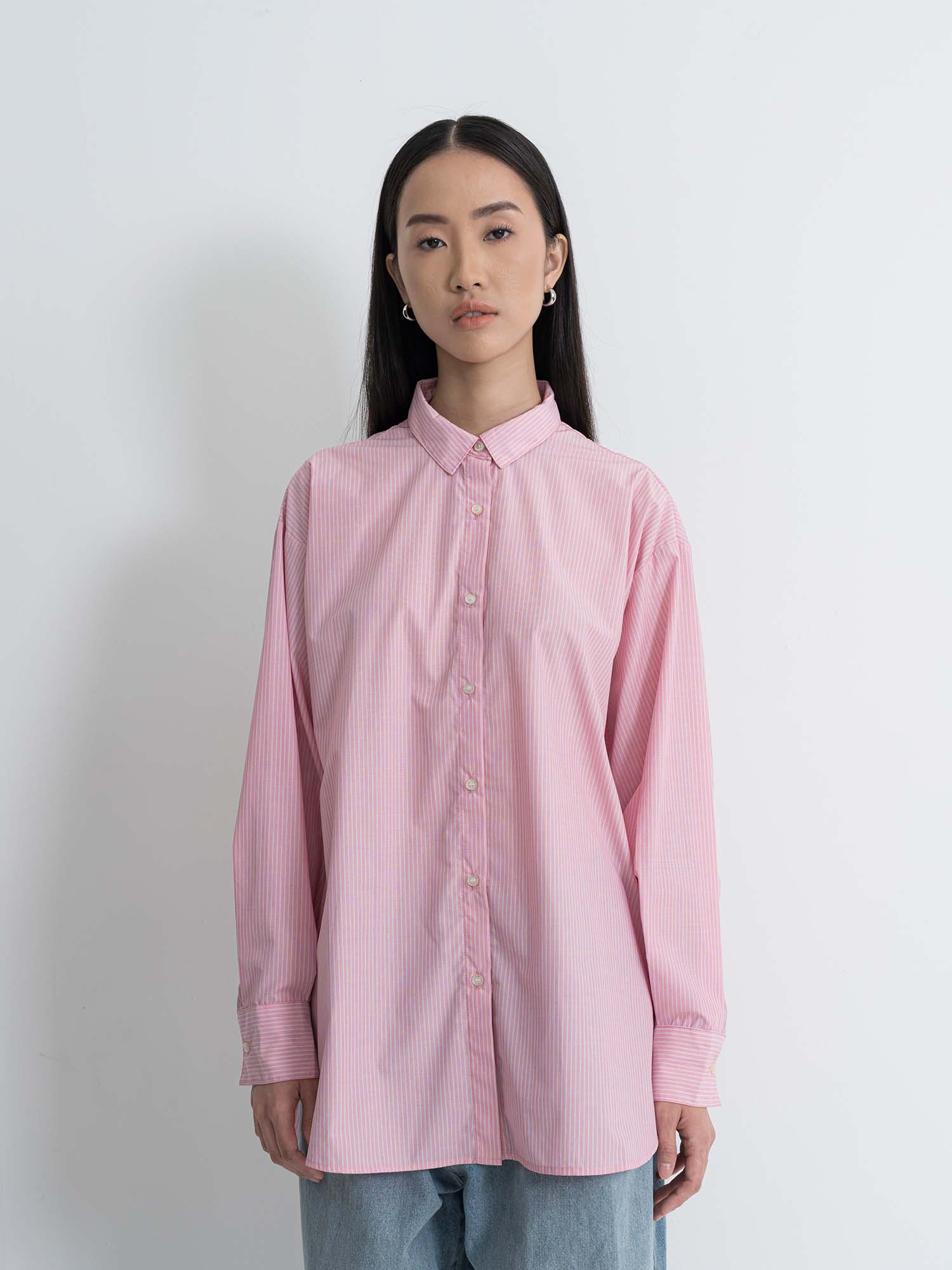 Akune Gathered Ribbon Shirt