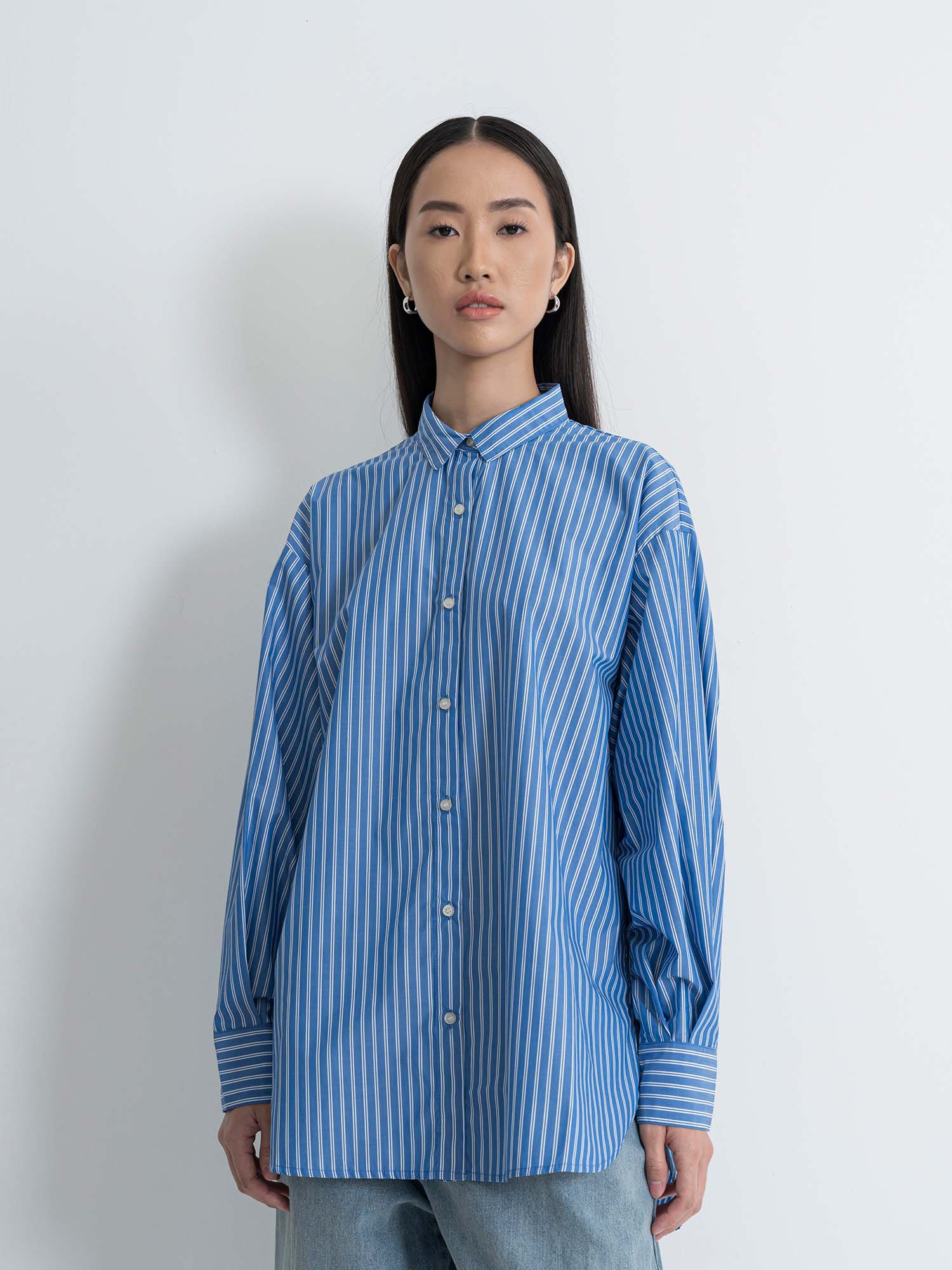 Akune Gathered Ribbon Shirt