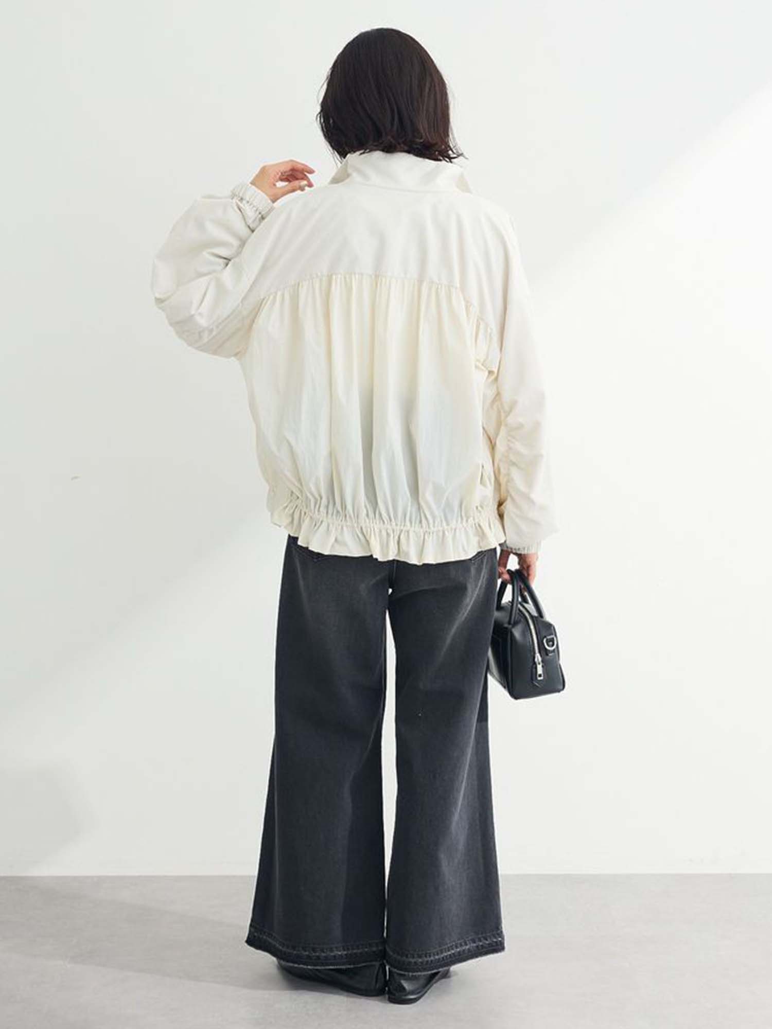 Nankoku Tucked Wide Denim Pants