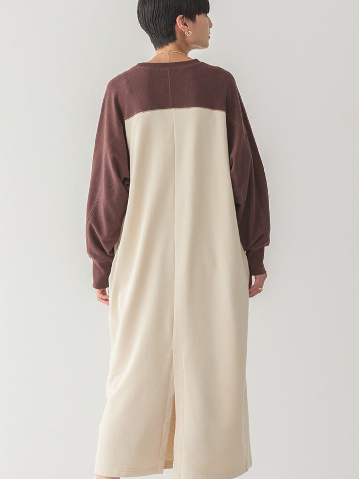 Tarumizu Raglan Sleeve Long Dress