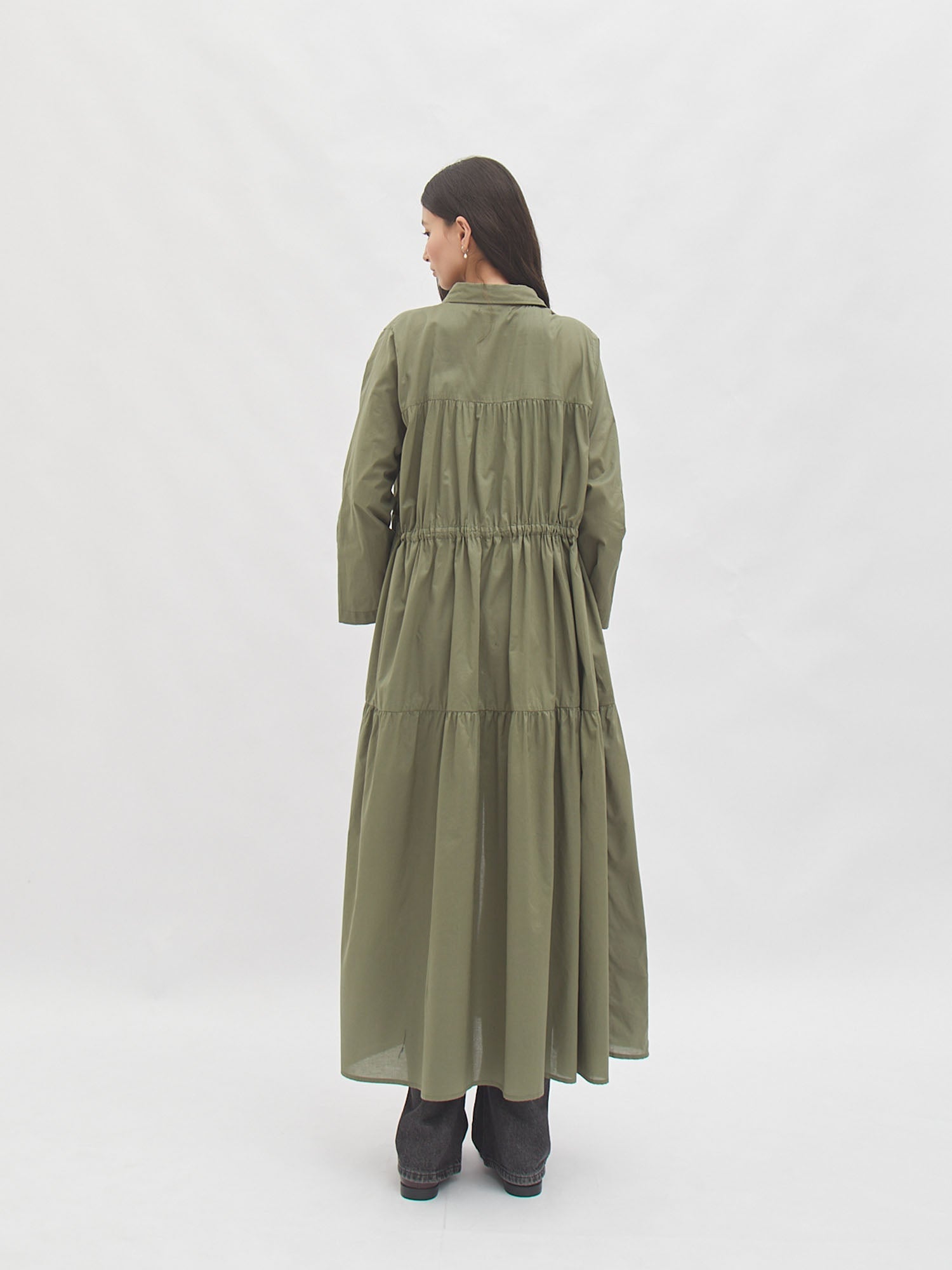 Vindy Loose Safari Dress