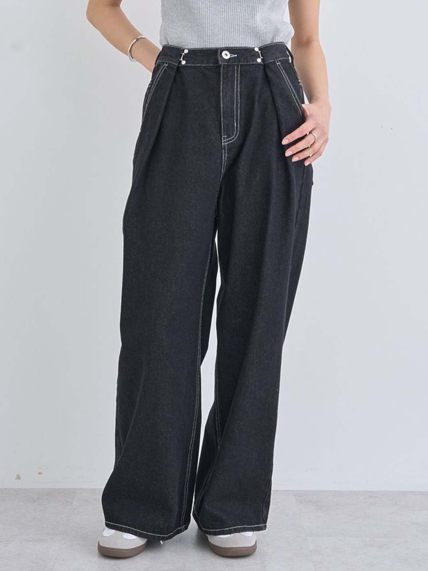 Keiki Tuck Hook Denim Pants