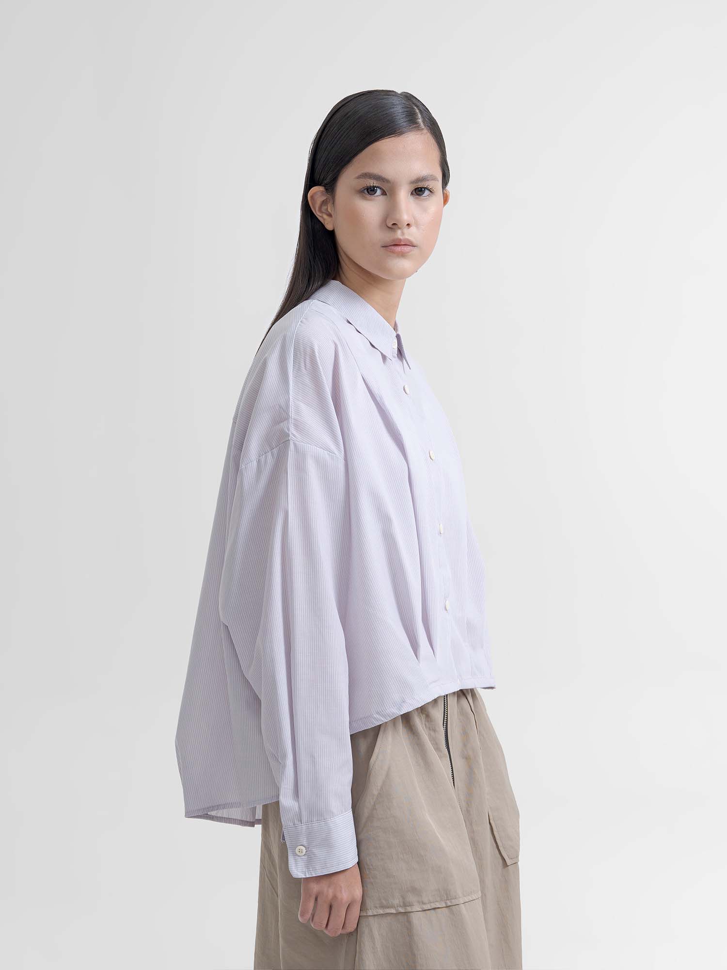 Honami Tuck Drawstring Shirt