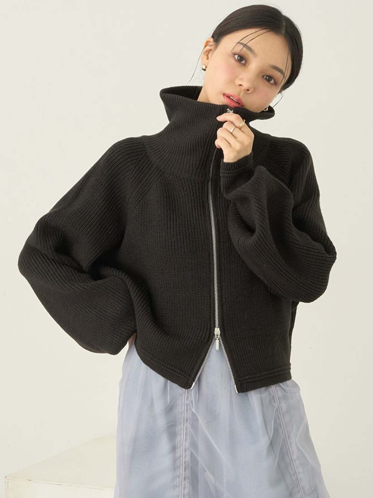 Fuuka Zip Cardigan