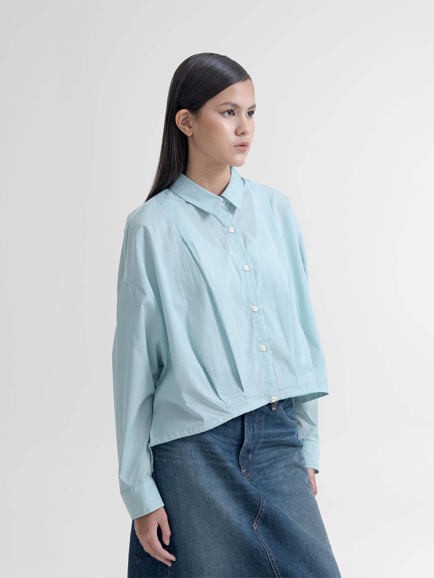 Honami Tuck Drawstring Shirt