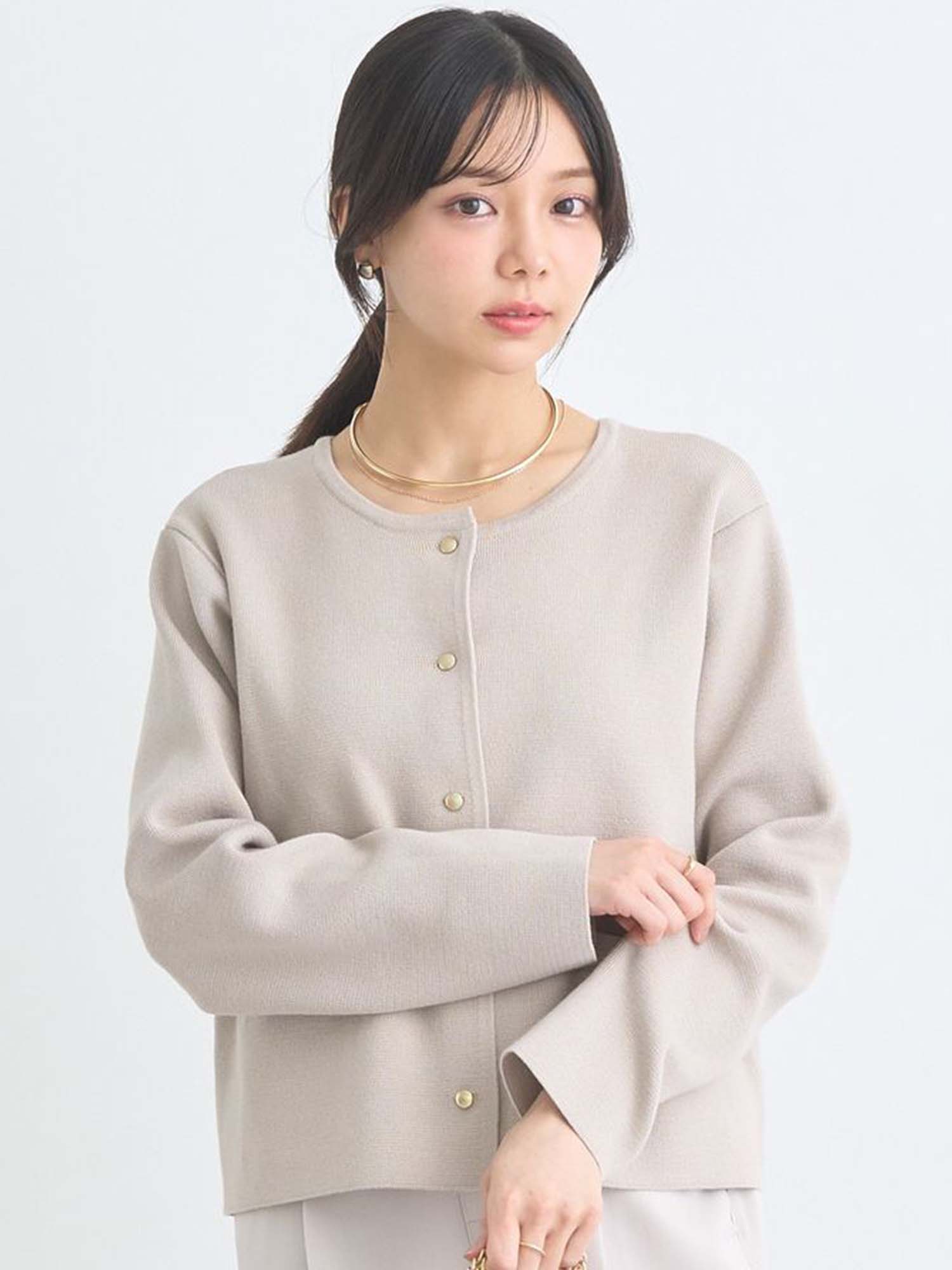Chihiro Round Neck Cardigan