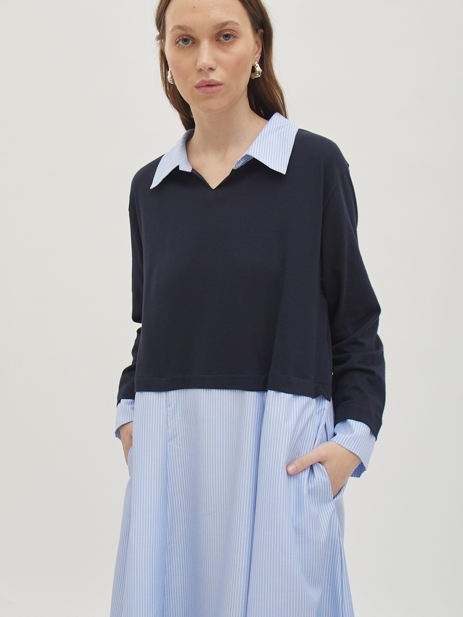 Kesya Docking Shirt Dress