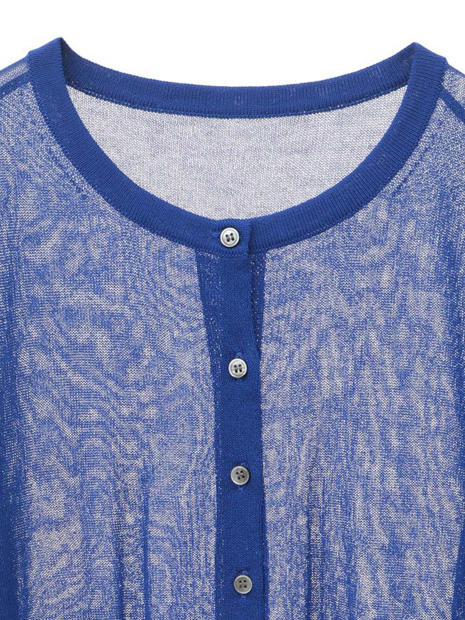 Kuchinashi Sheer Knit Cardigan