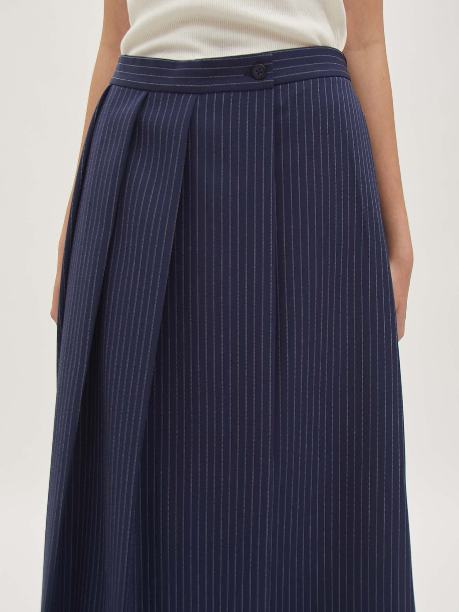 Cleo Pleated Maxi Skirt