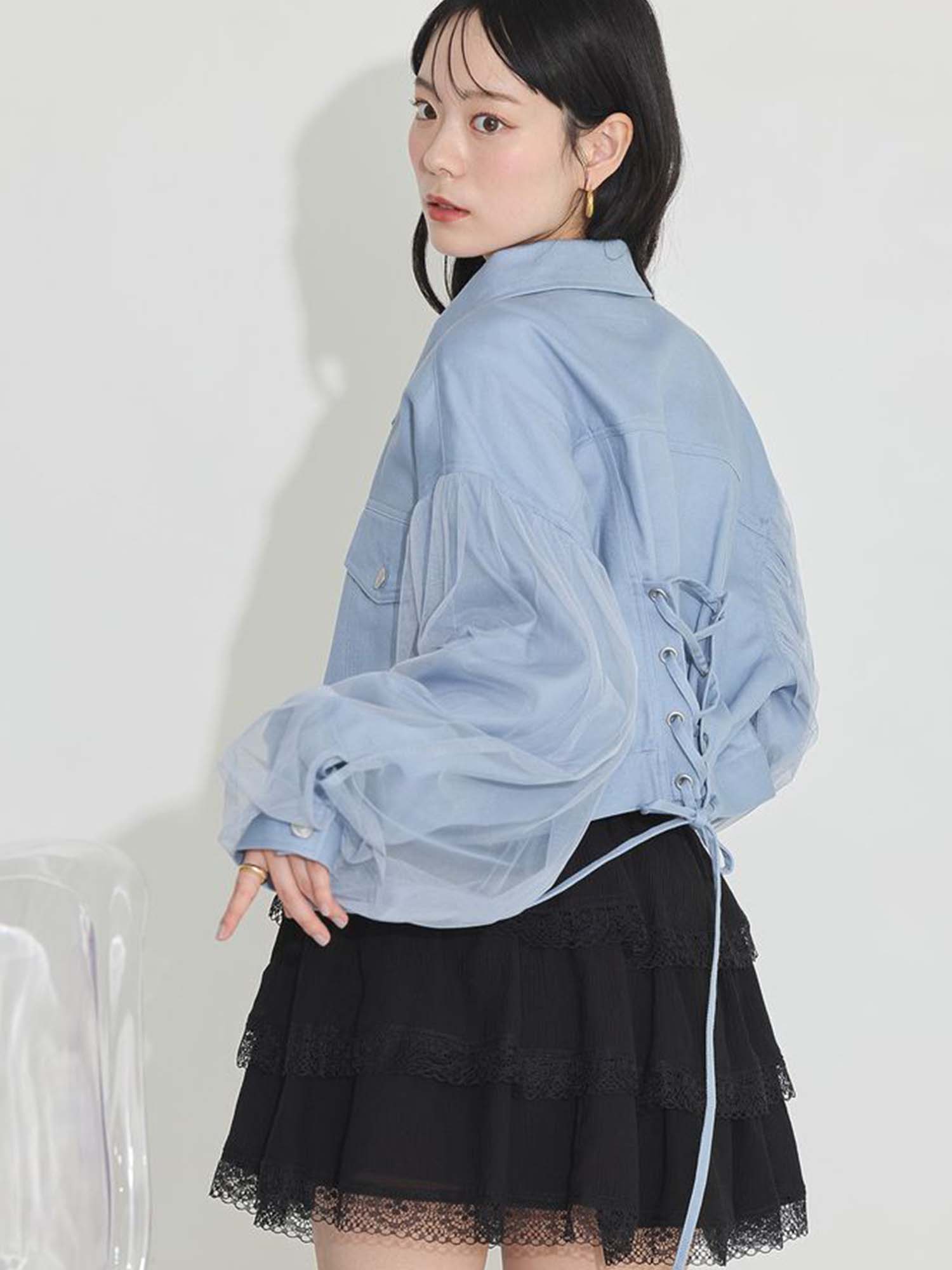 Iroha Lace Up Jacket