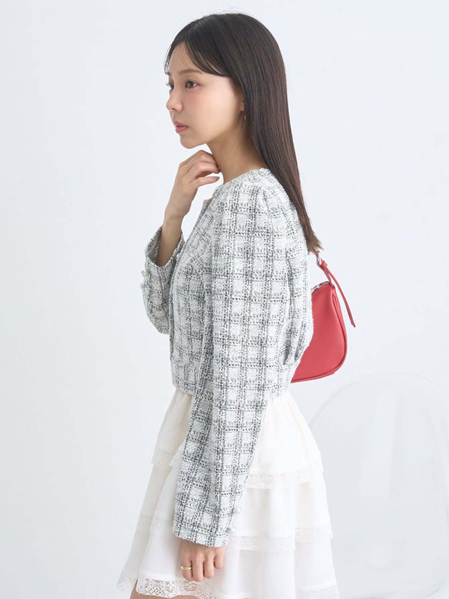Eimi Cropped Tweed Jacket