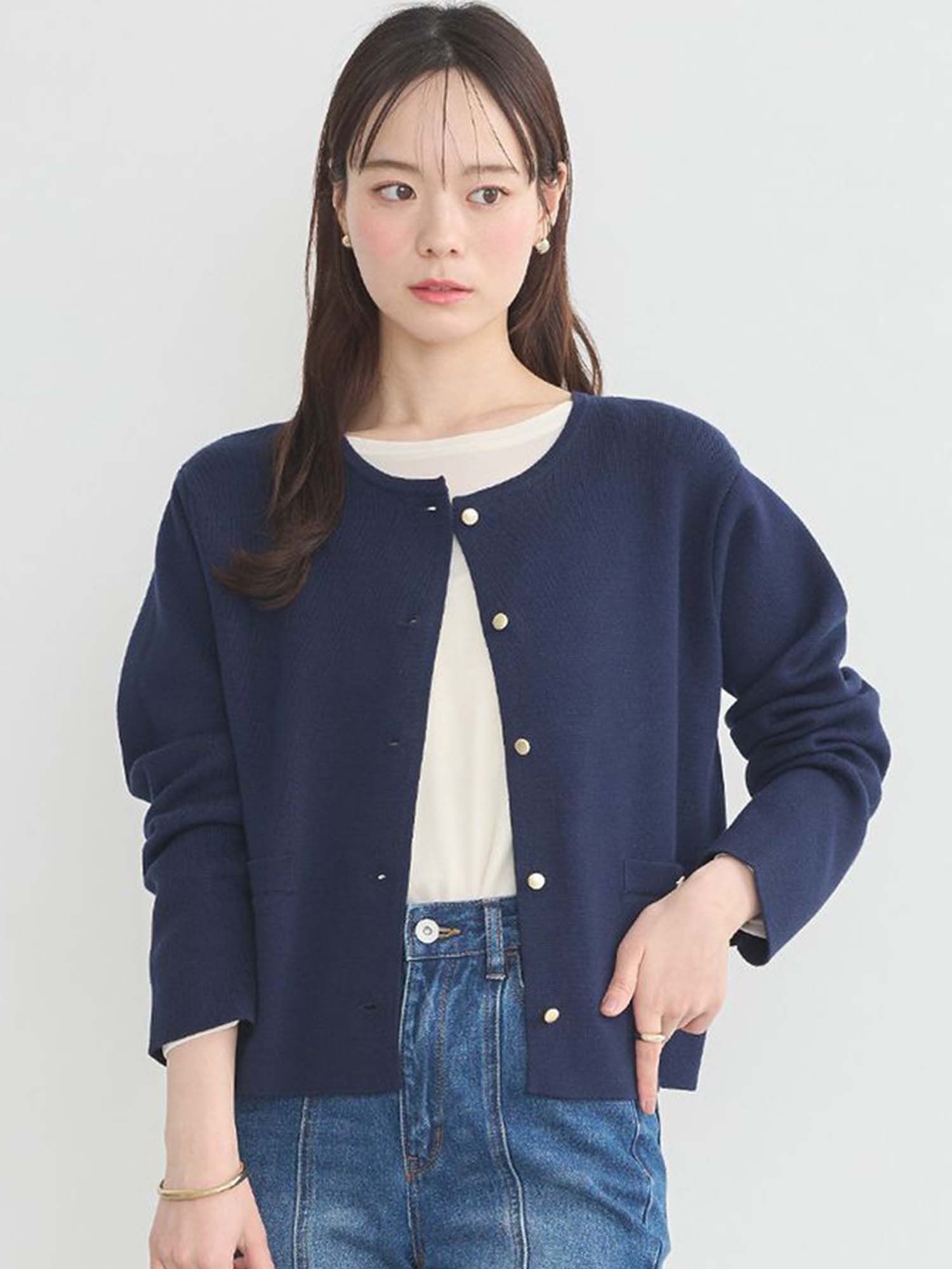 Chihiro Round Neck Cardigan