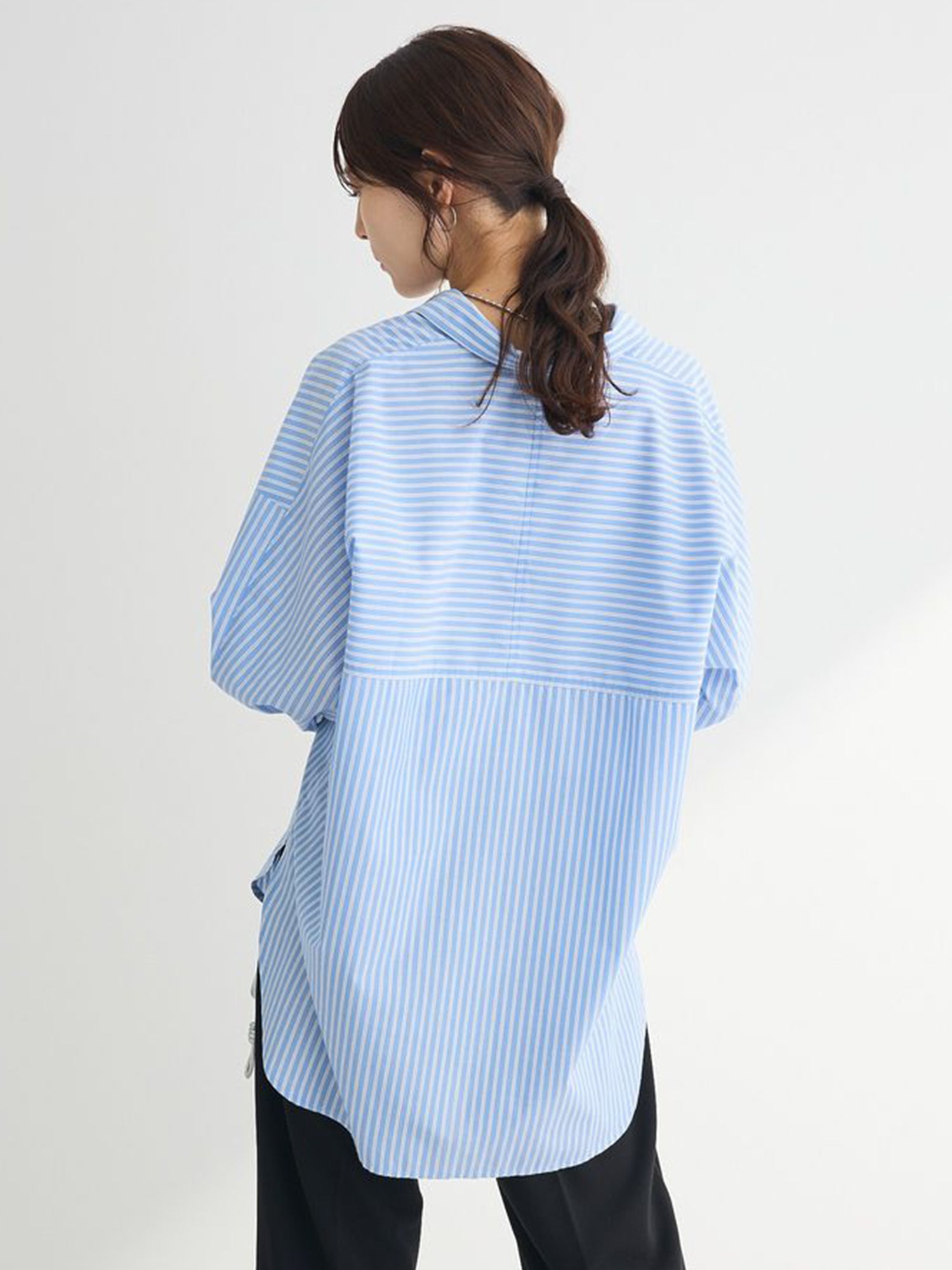 Ukiha Easy-care Striped Shirt