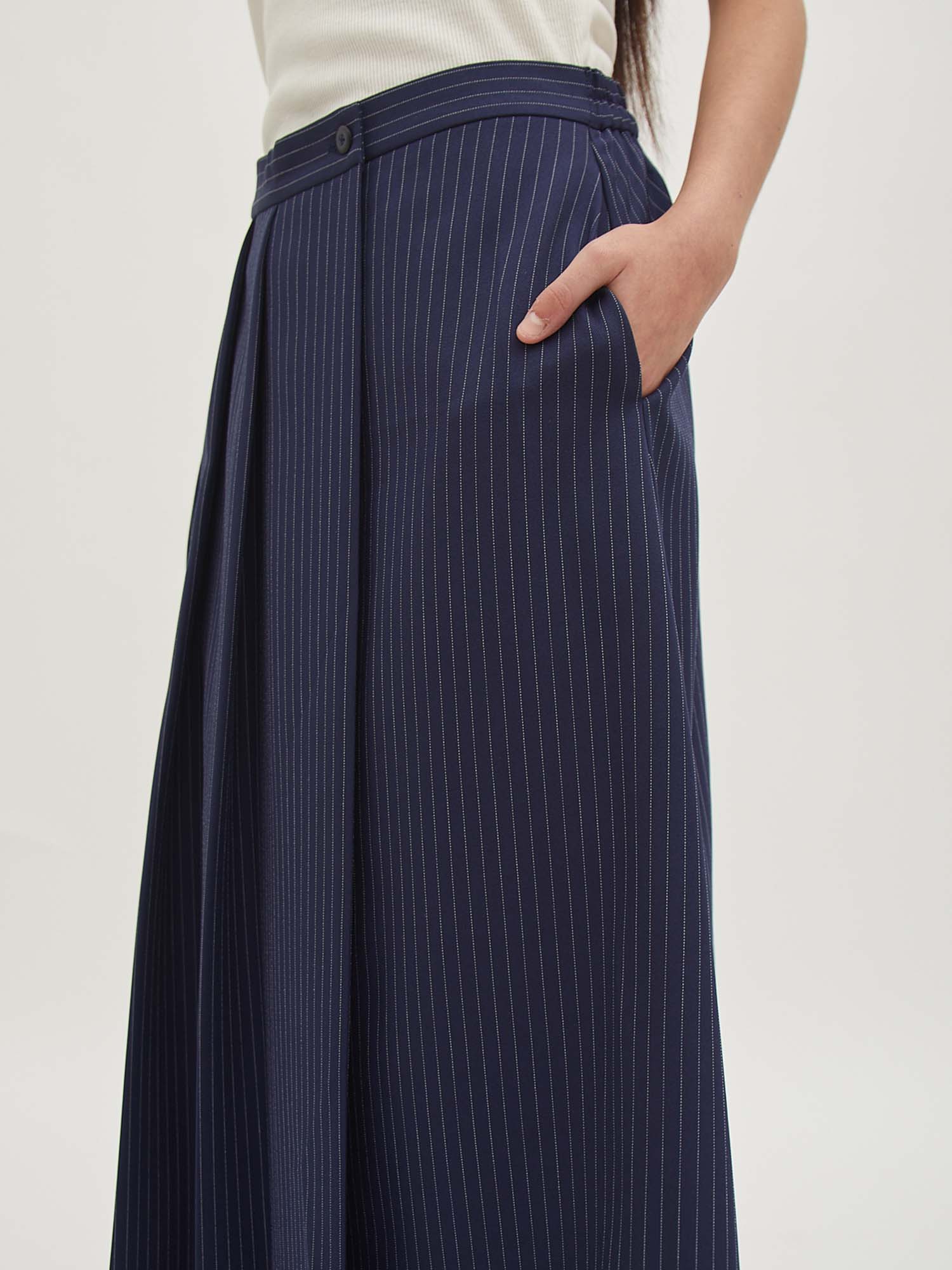 Cleo Pleated Maxi Skirt