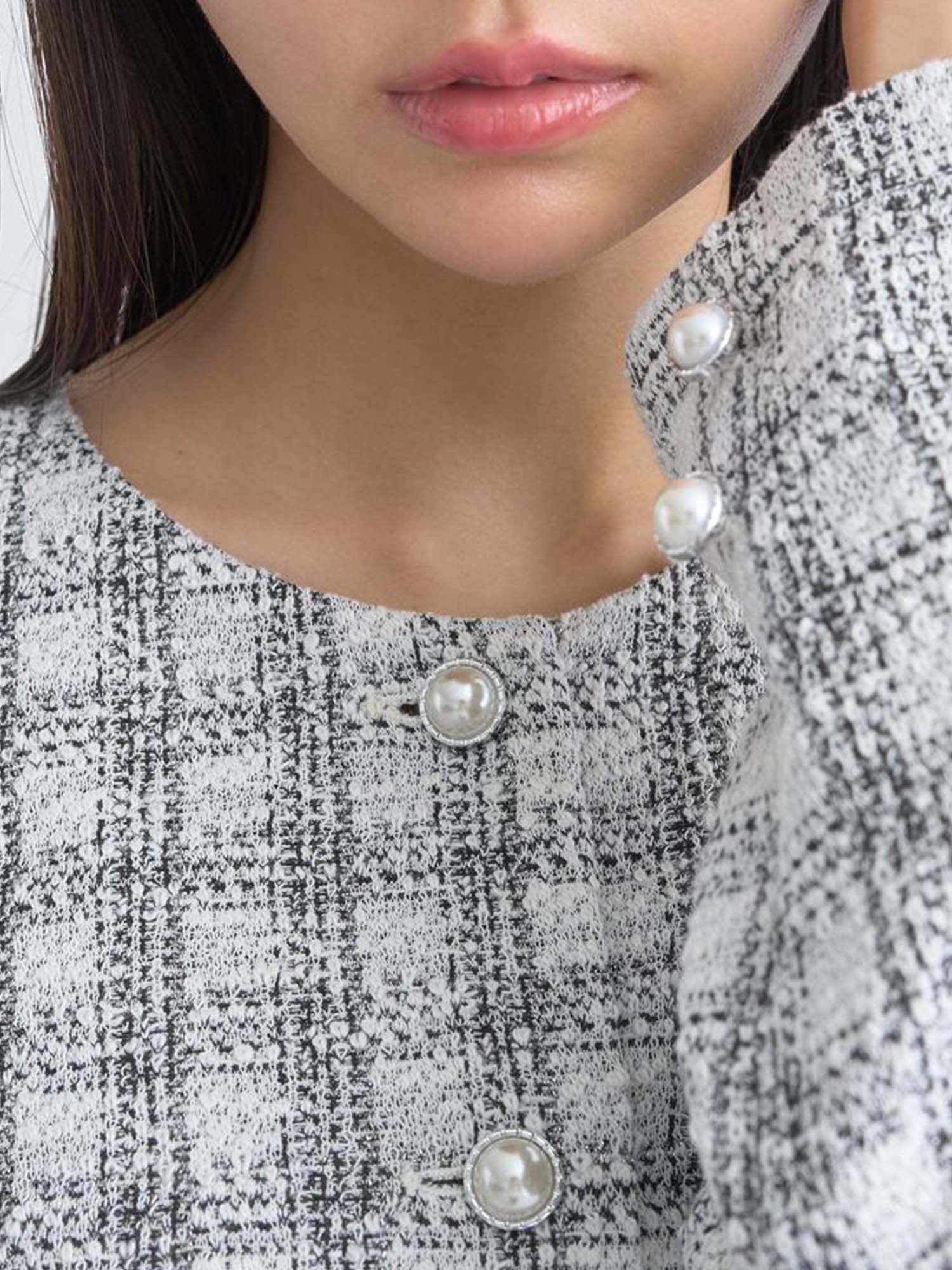 Eimi Cropped Tweed Jacket