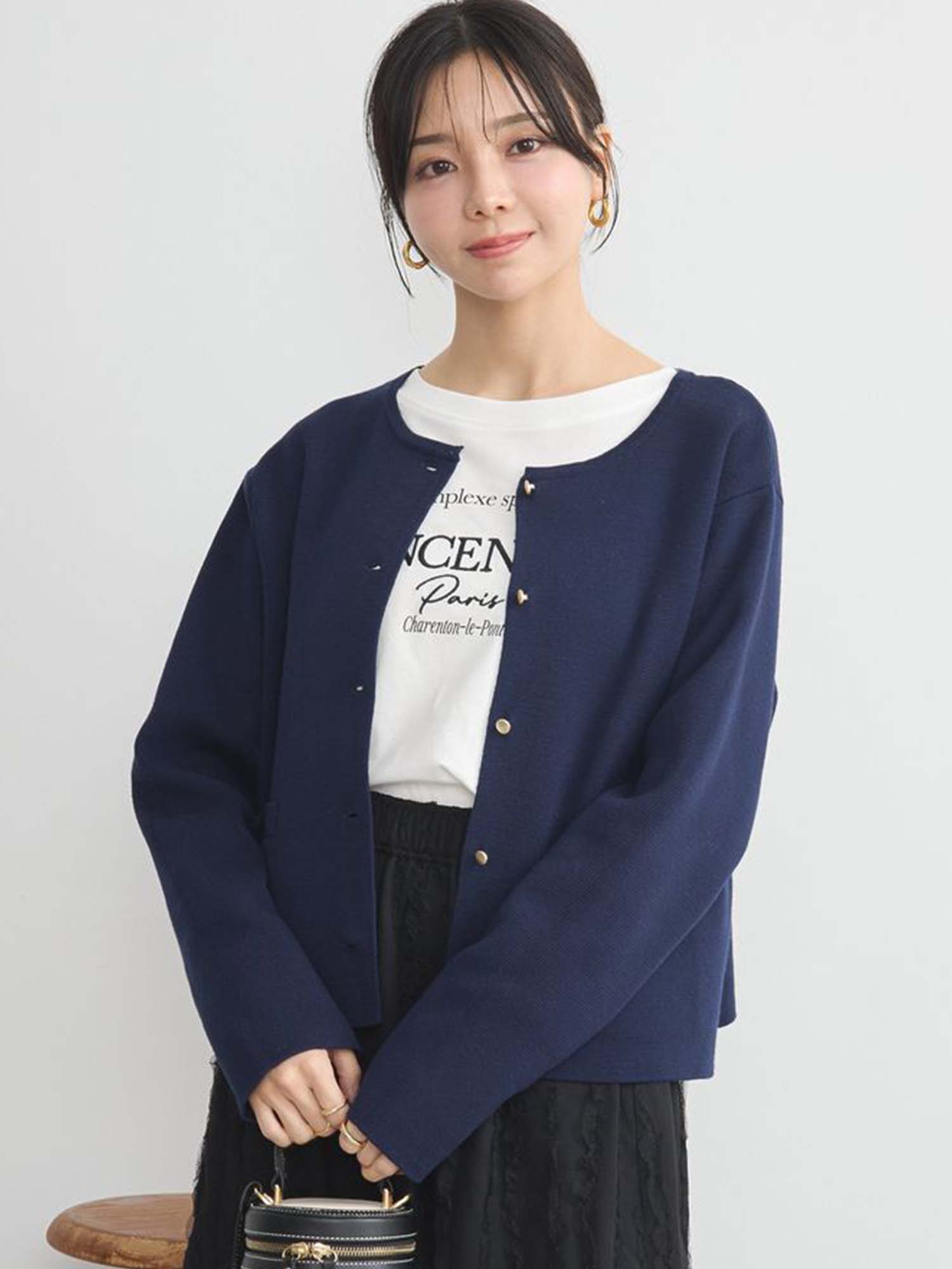 Chihiro Round Neck Cardigan