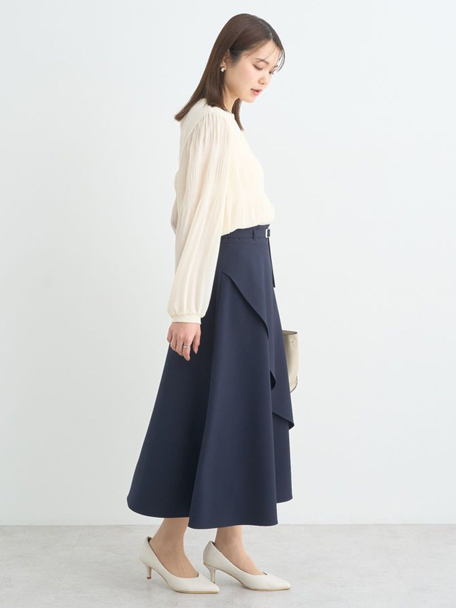 Marumi Pleated Blouse