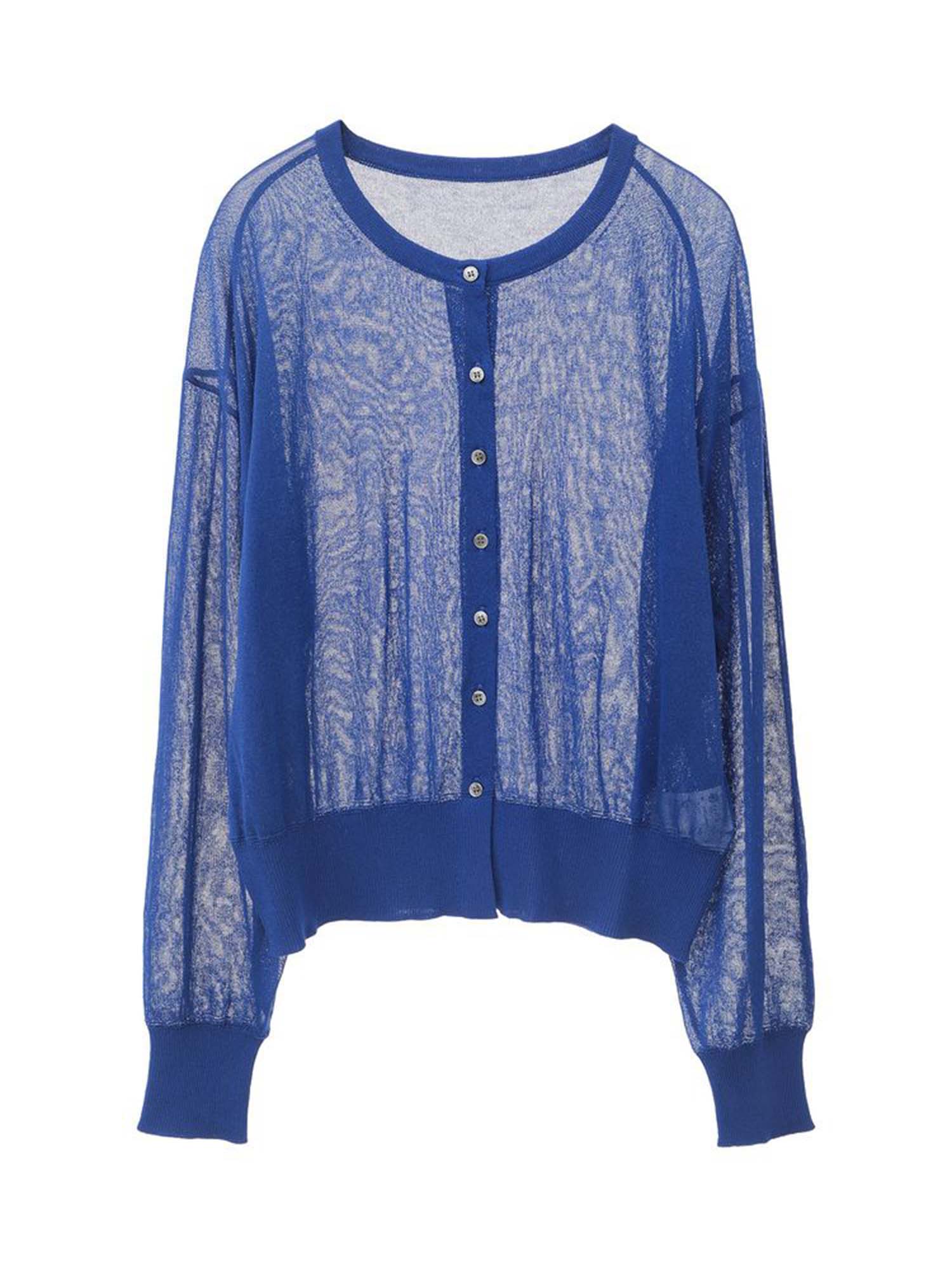 Kuchinashi Sheer Knit Cardigan