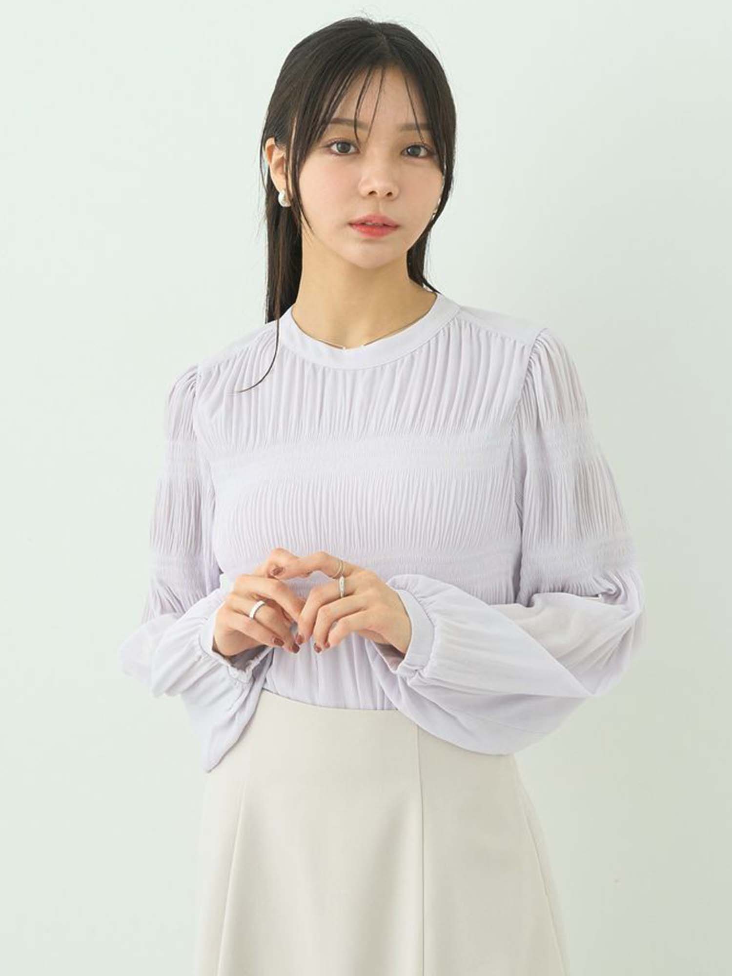 Marumi Pleated Blouse