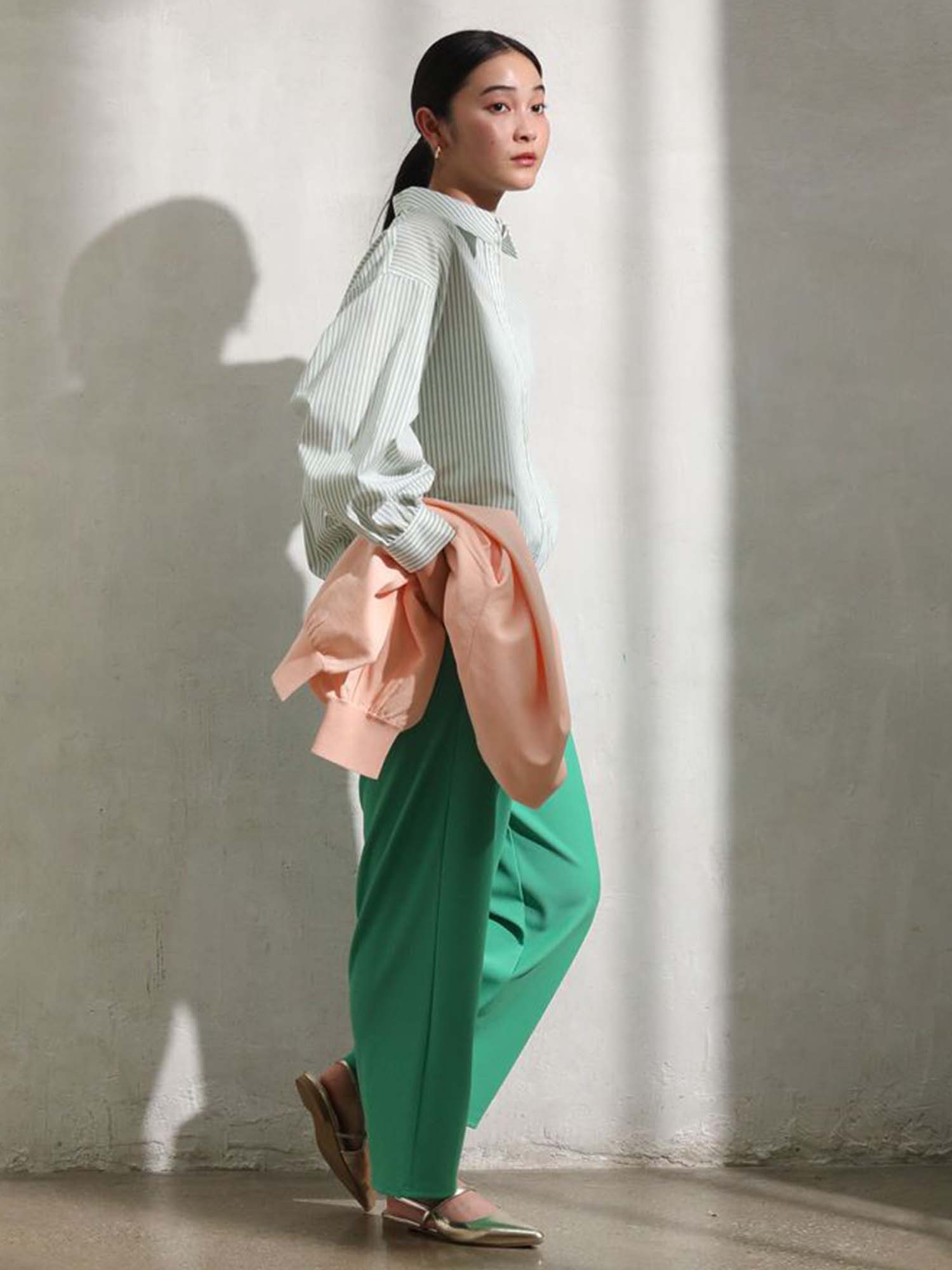 Mizunami Easy-care Drawstring Shirt