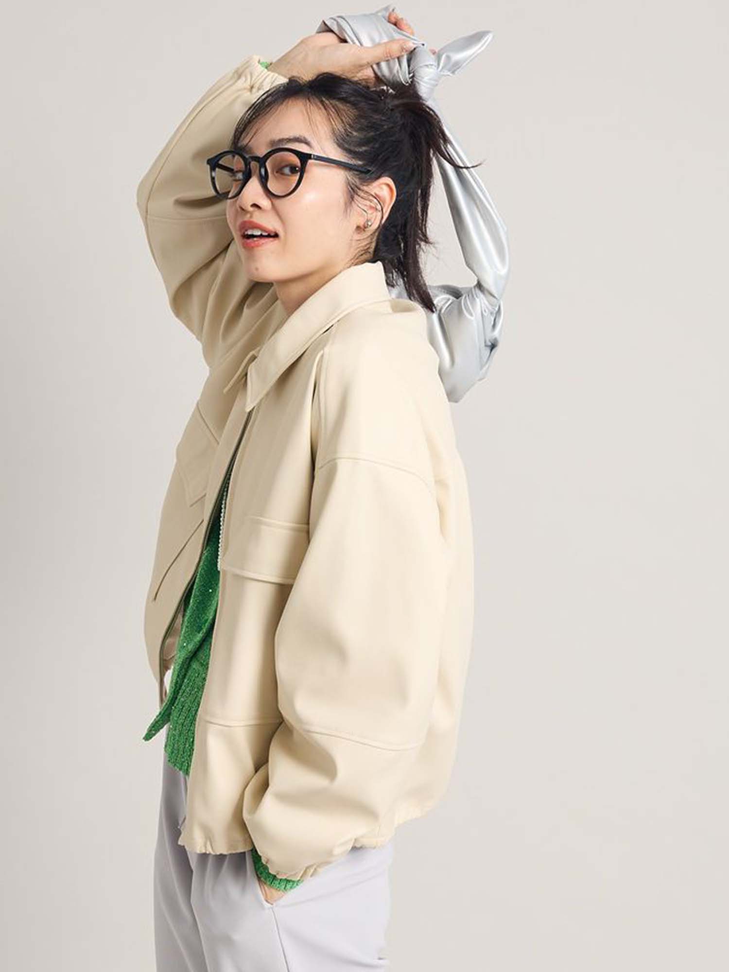 Ryuga Faux Leather Jacket