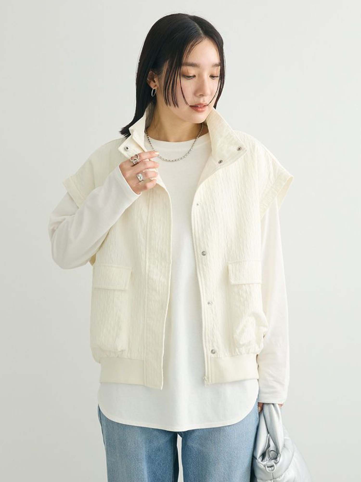 Mieda 2-Way Jacquard Blouson