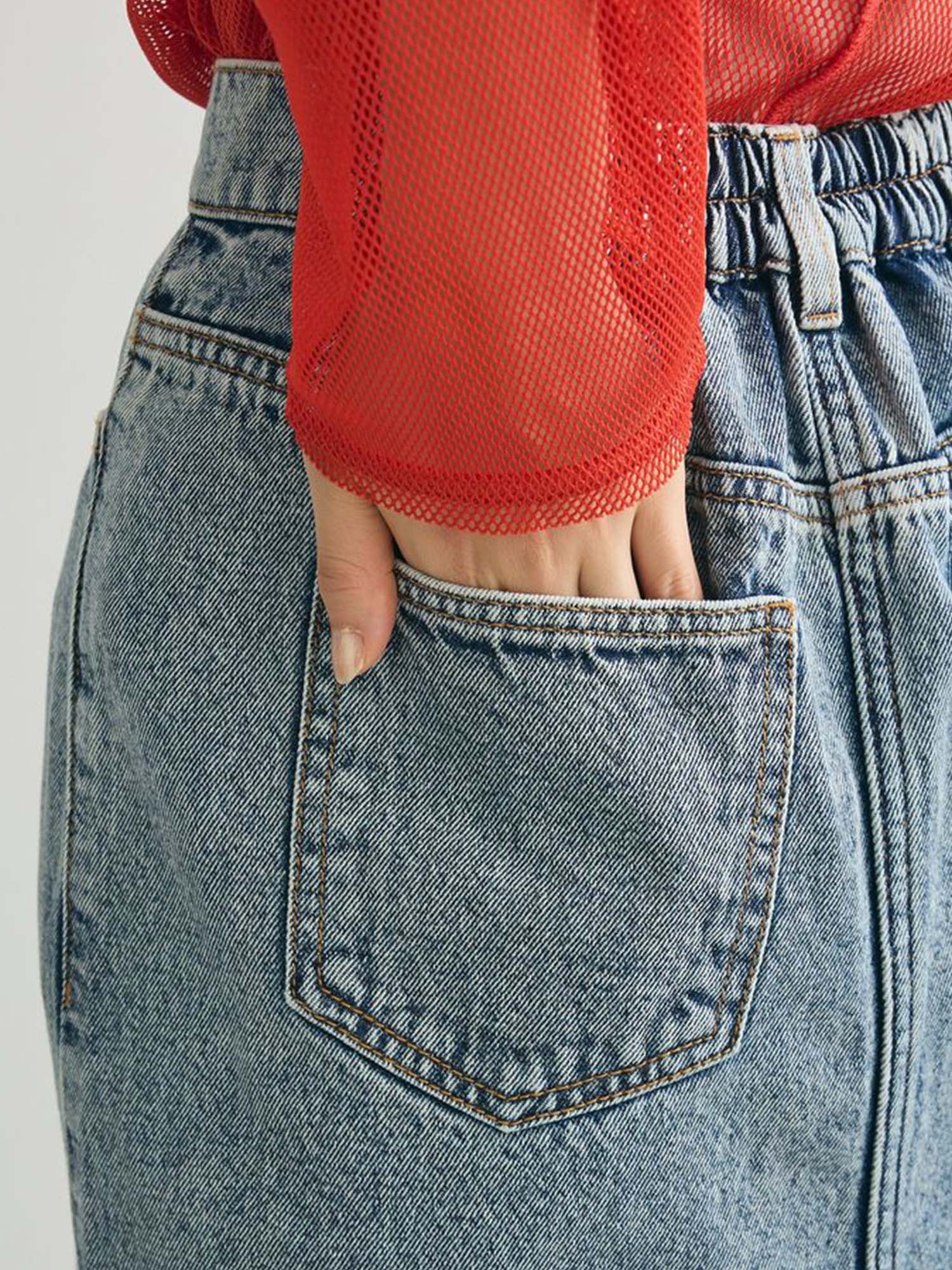 Odawara Denim Long Skirt