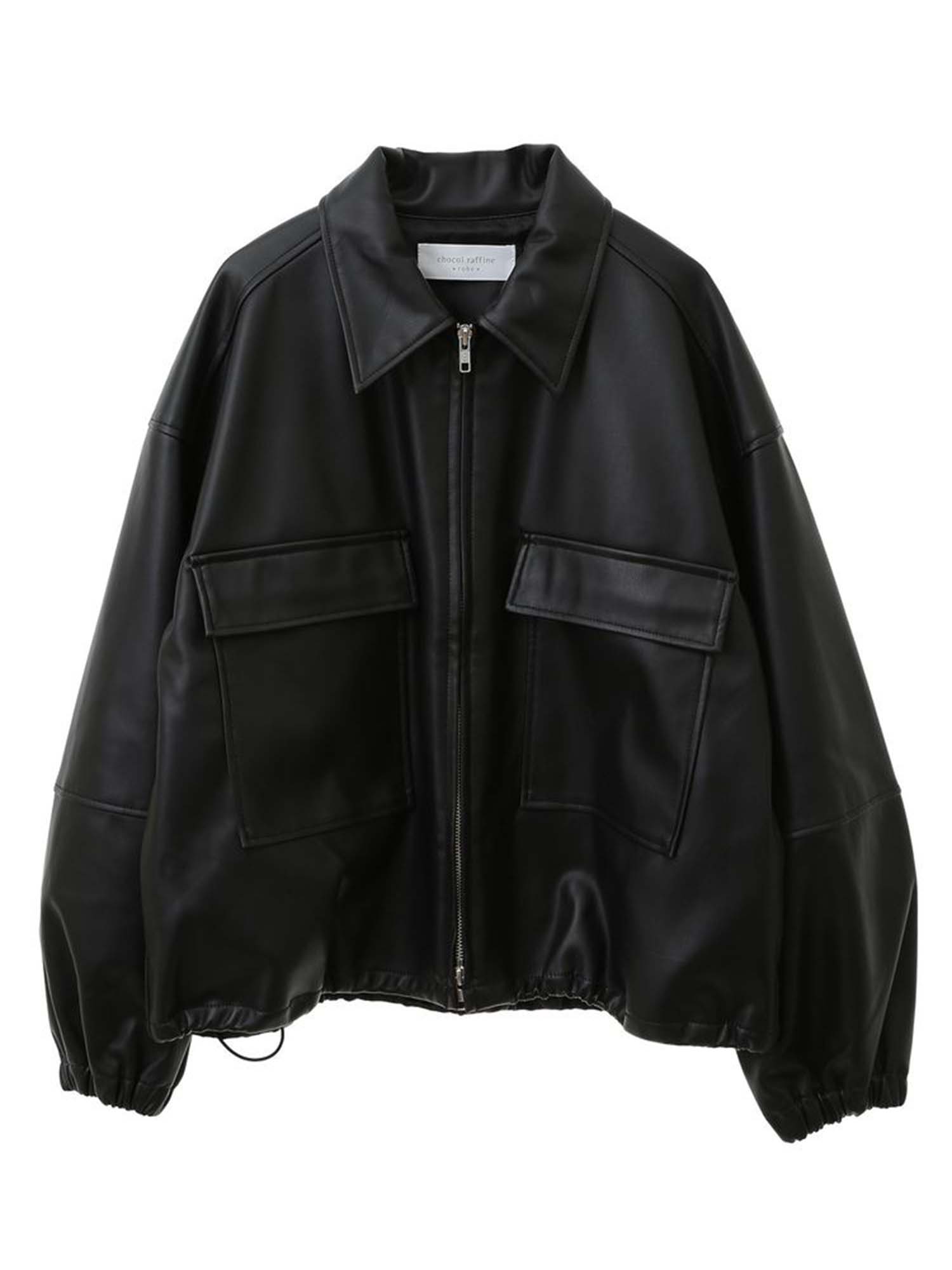 Ryuga Faux Leather Jacket