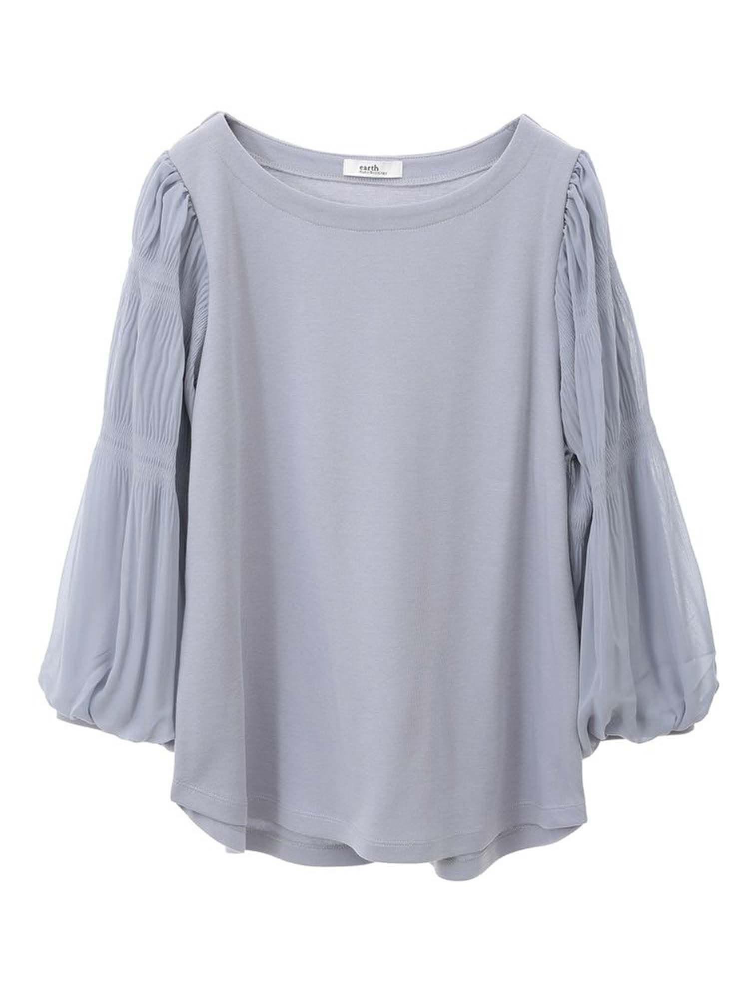 Moji Pleated Sleeve Blouse