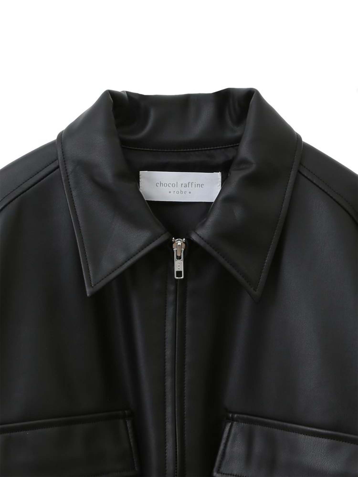 Ryuga Faux Leather Jacket