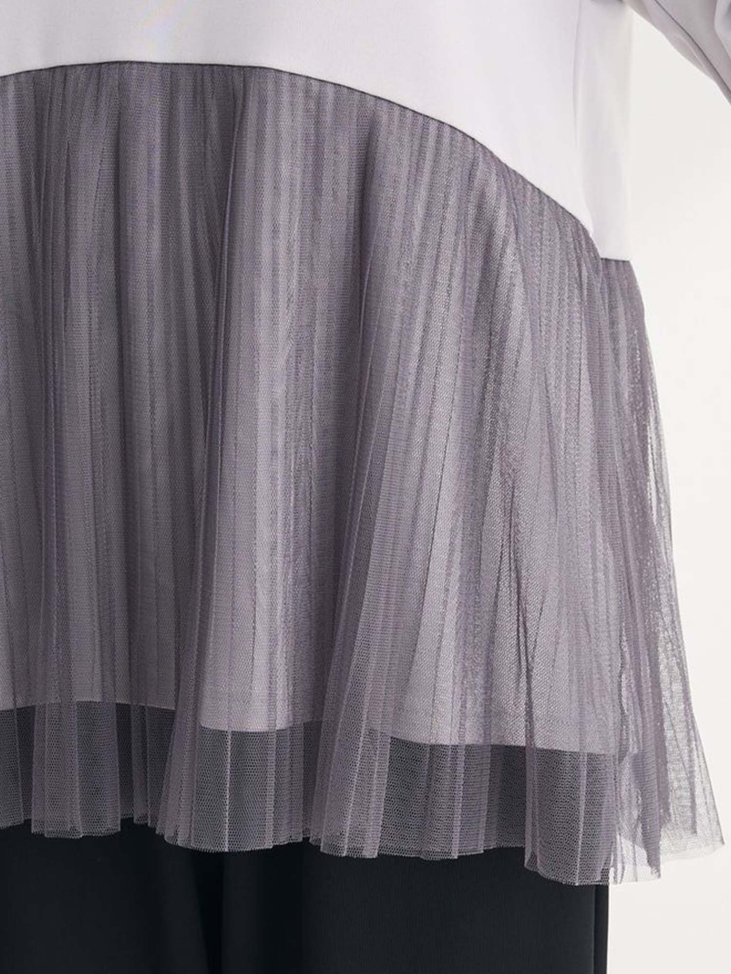 Furano Pleated Tulle Pullover