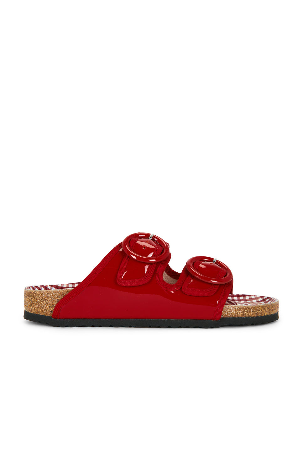 X Repetto Arizona Round Buckle NL Patent Sandal