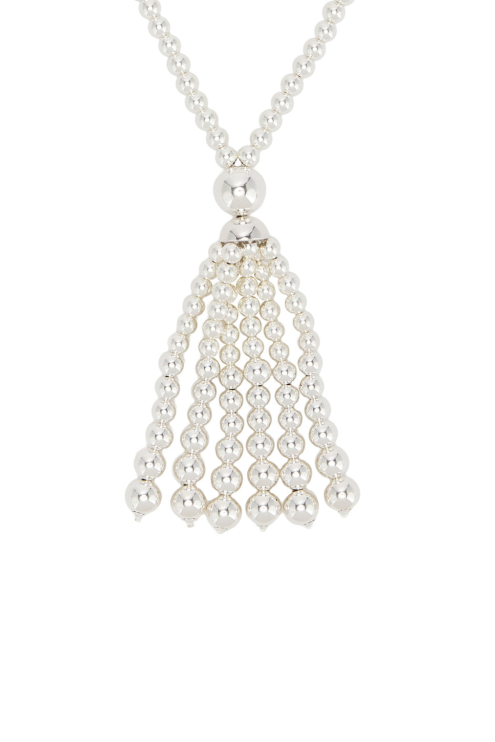 Sterling Silver Tassel Necklace