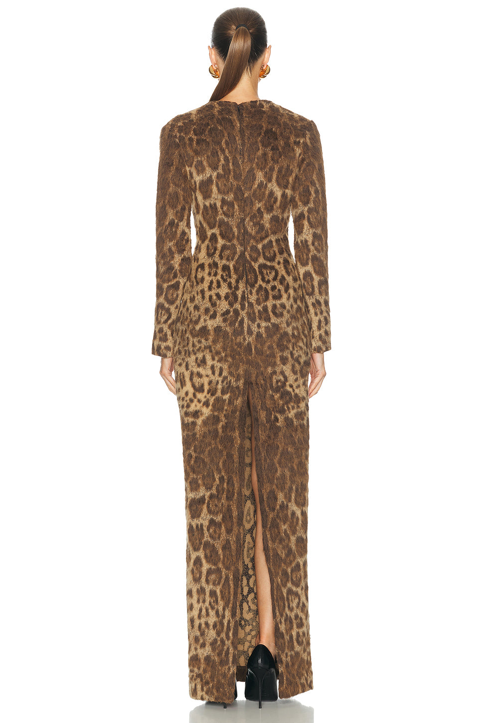 Leopard Caryatid Dress