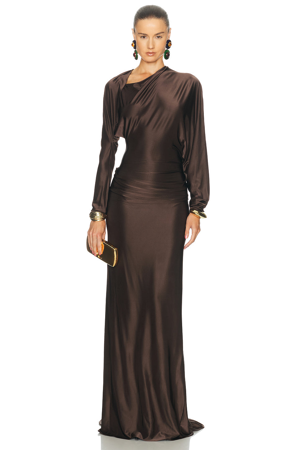 Draped Jersey Caryatid Dress