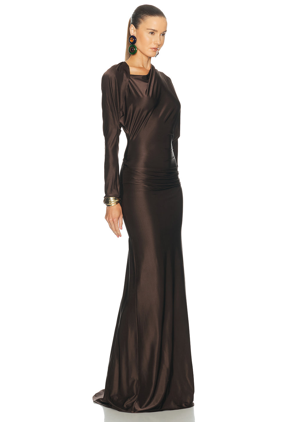 Draped Jersey Caryatid Dress